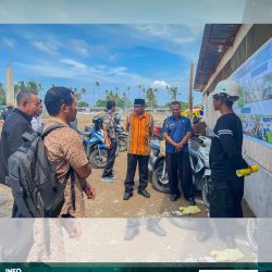 Dislutkan NTB melaksanakan kegiatan monitoring dan evaluasi terhadap progres Pembangunan Kampung Nelayan Merah Putih di Kelurahan Bintaro,