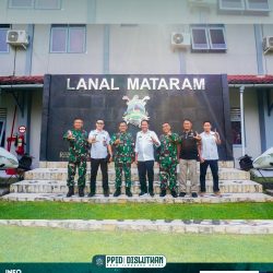 Kadislutkan melakukan kunjungan silaturahmi ke Markas Pangkalan TNI AL (Lanal) Mataram.