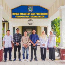 Dinas Kelautan dan Perikanan (Dislutkan) Provinsi Nusa Tenggara  bersama perwakilan dari bidang teknis lingkup Dislutkan NTB, menerima kunjungan Himpunan Serikat Tani Nelayan (HSN)